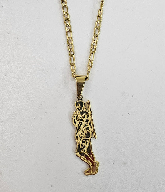 Superhero Pendant With Chain