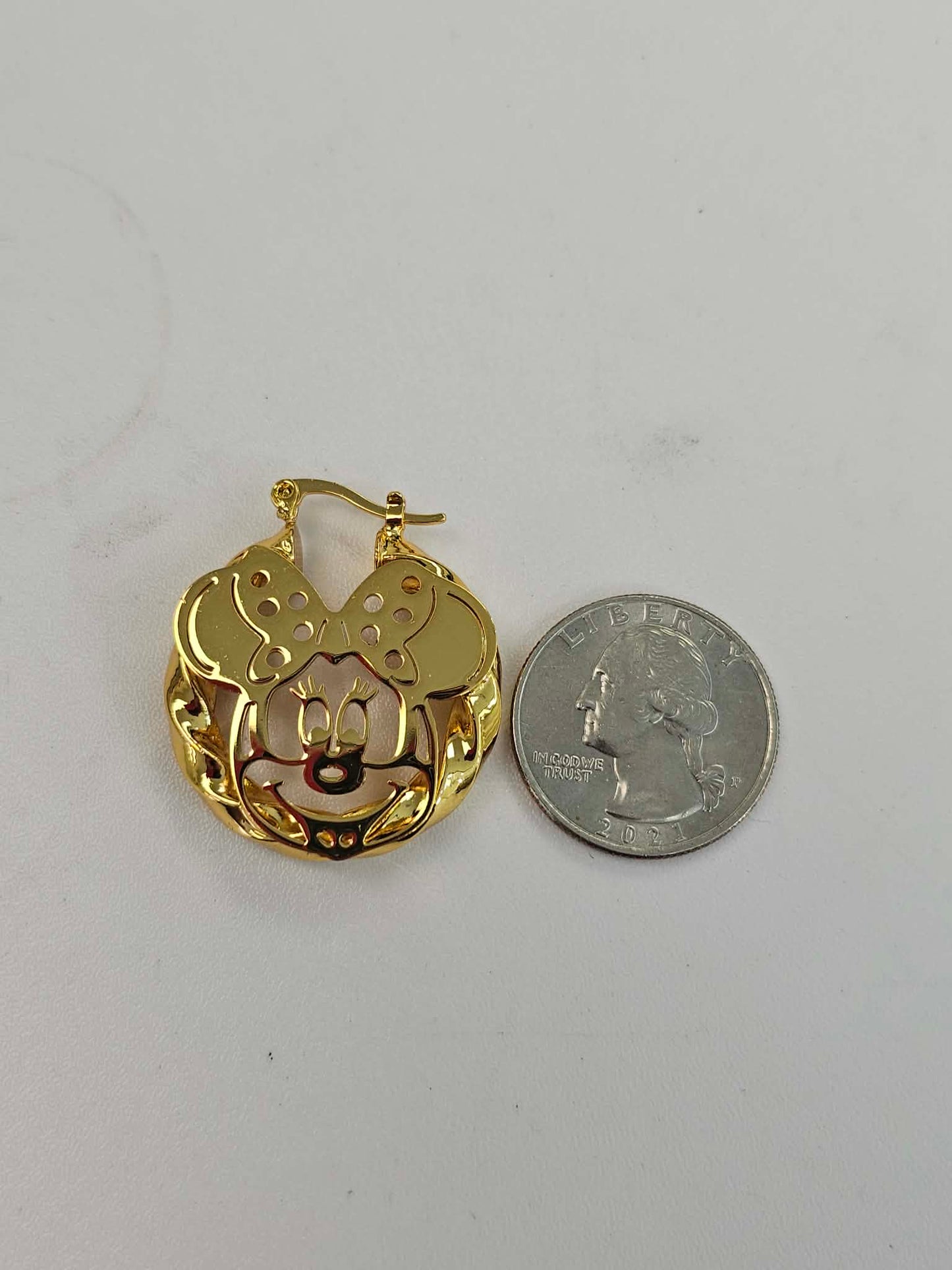 Small Mouse Hoop Earrings
