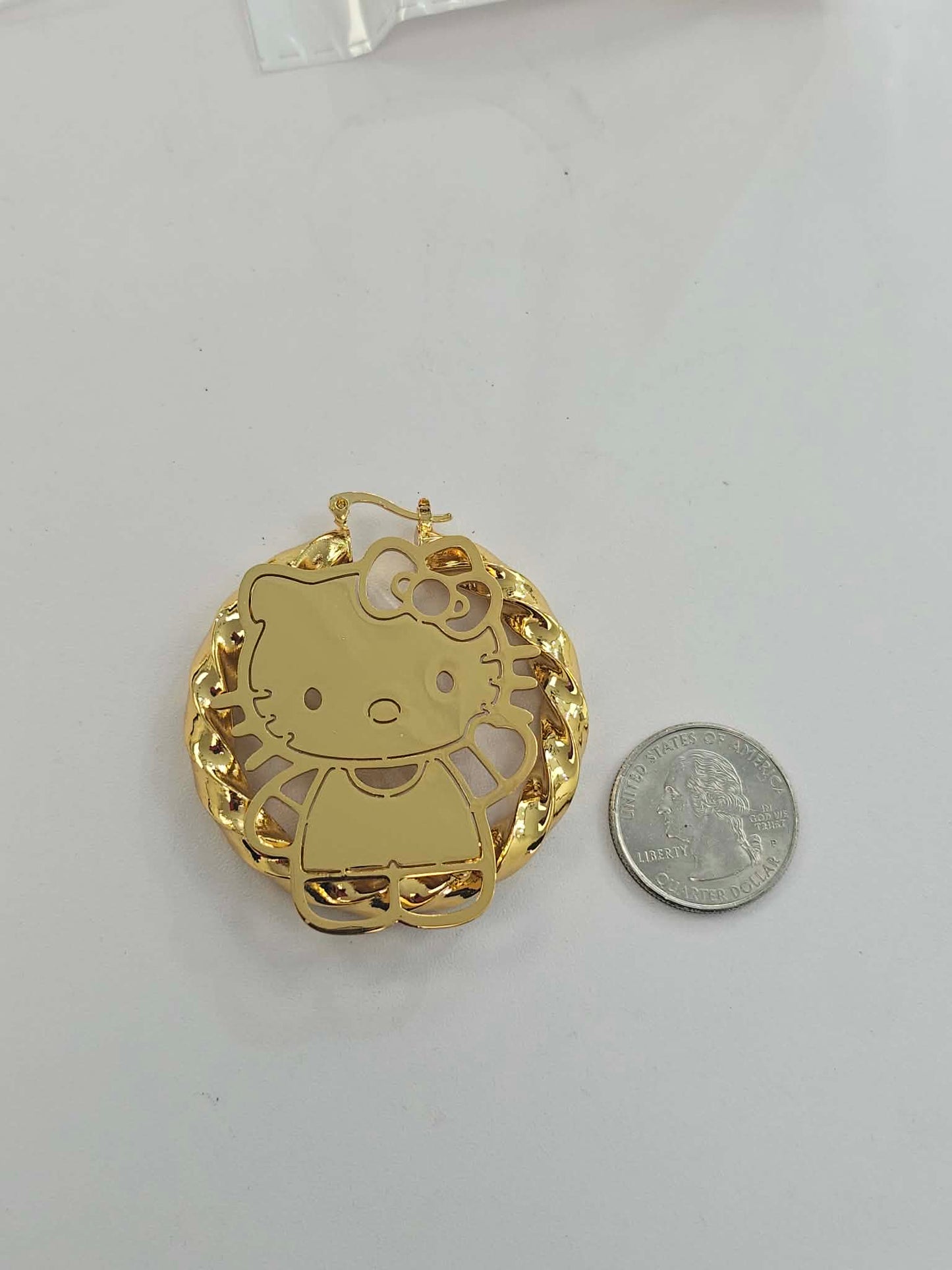 Medium Kitty Hoop Earrings