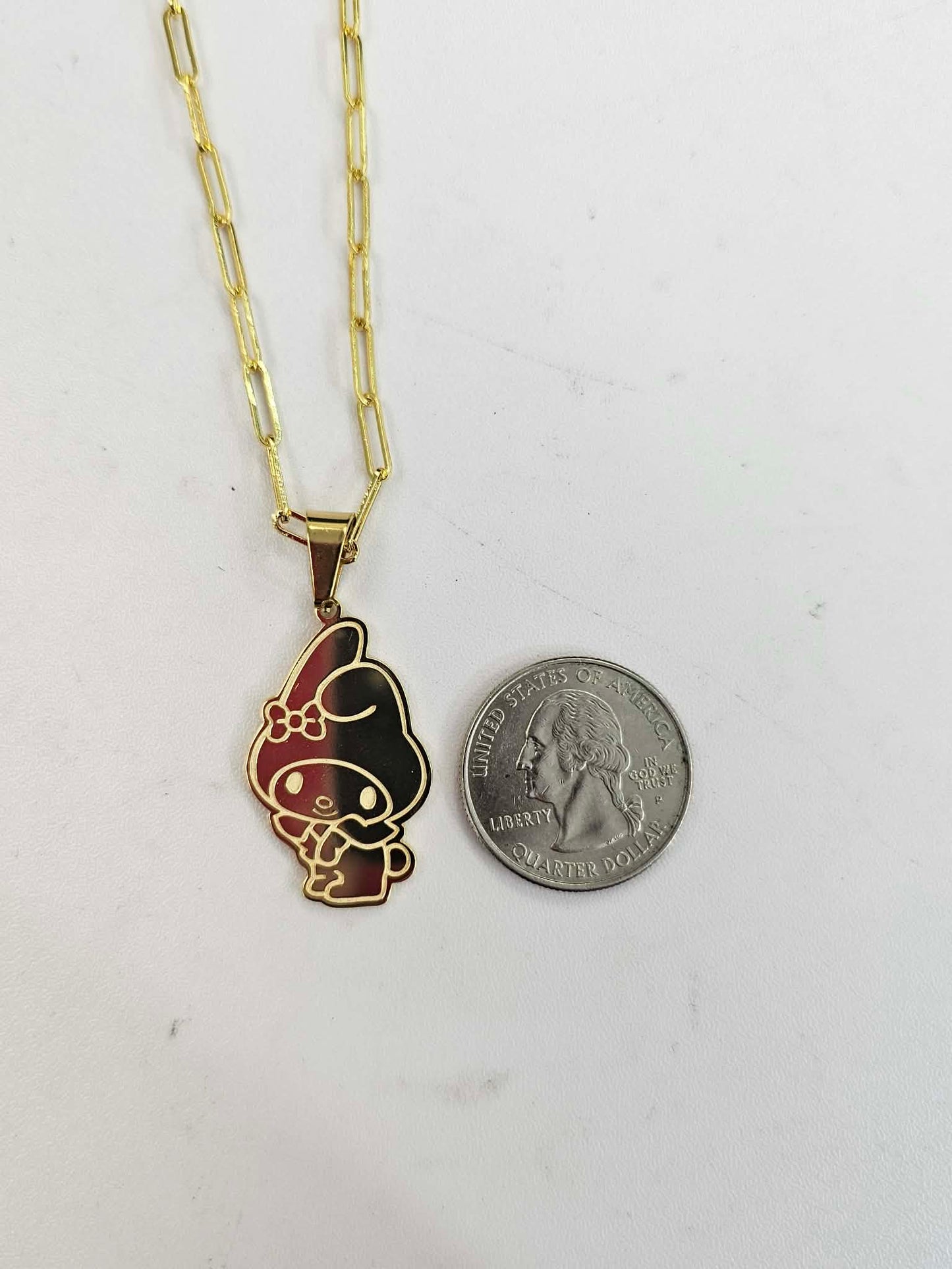 Kitty Pendant With Chain