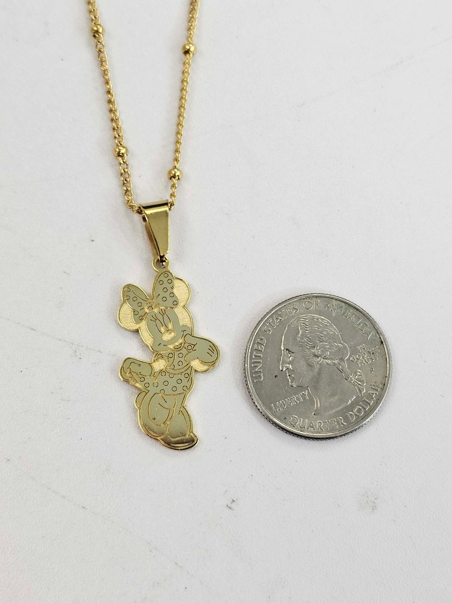 Mouse Pendant With Chain