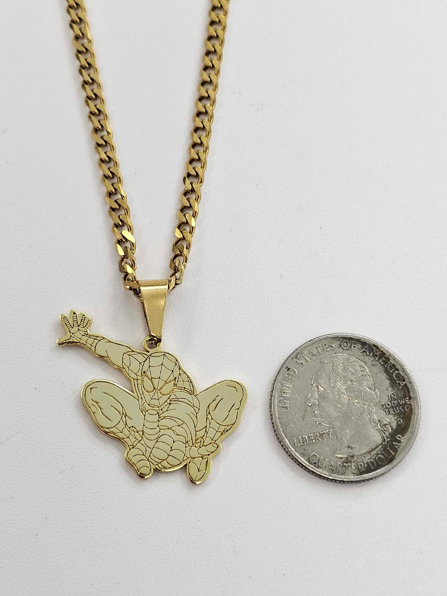 Spider Pendant With Neklace