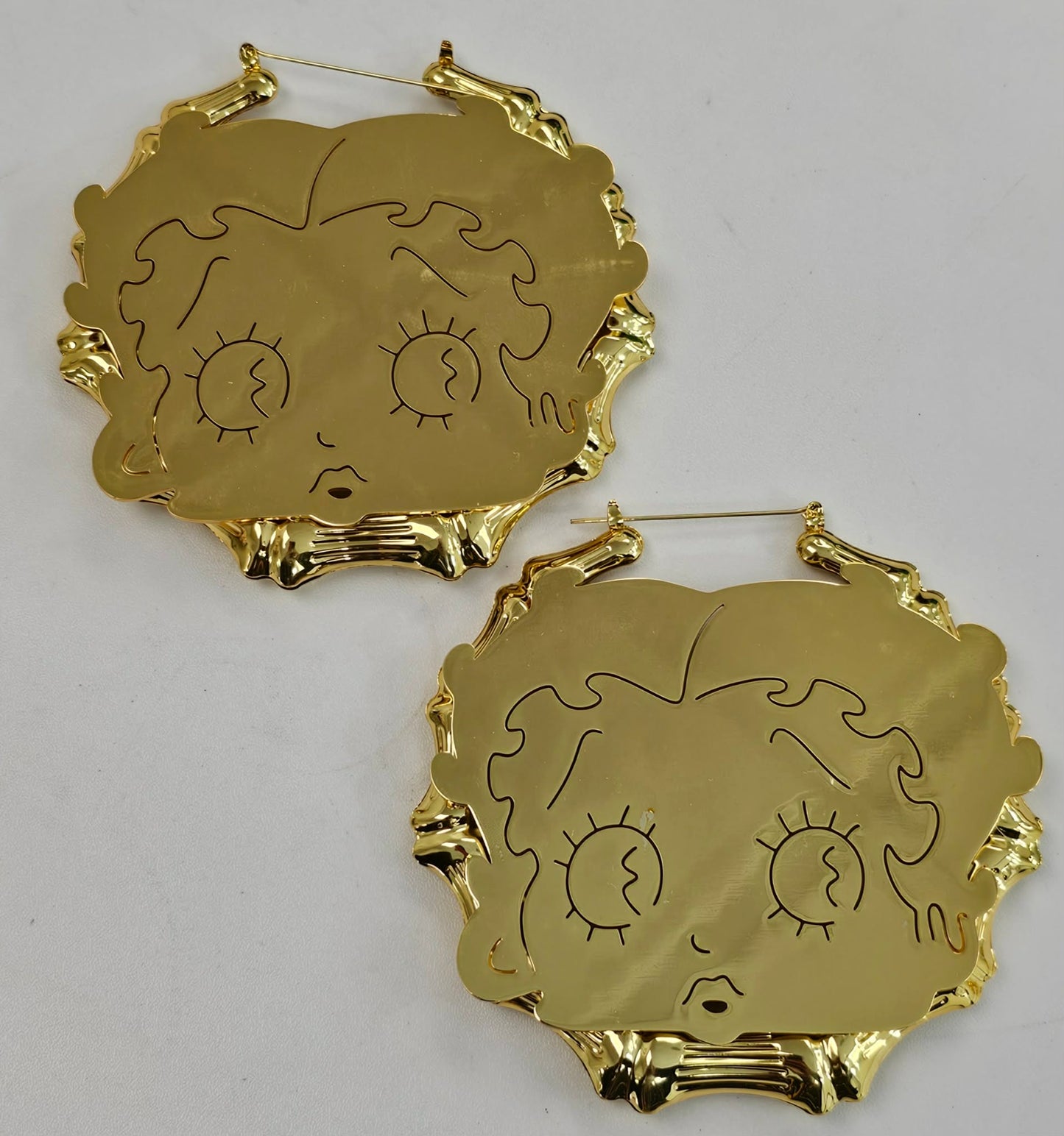 Extra Large Betty Hoop Earrings