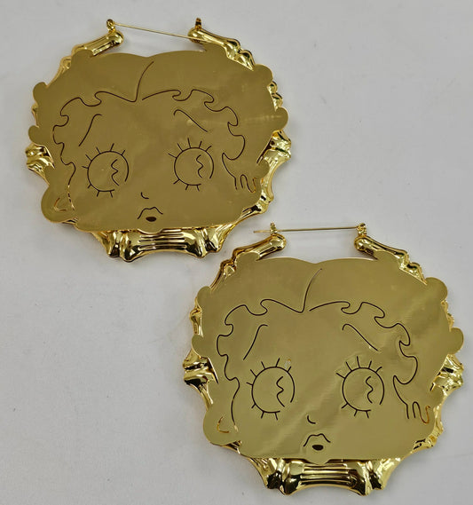 Extra Large Betty Hoop Earrings