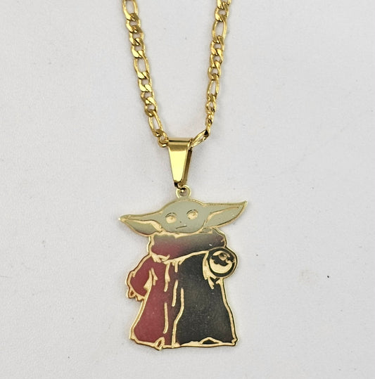 Alien Pendant With Chain