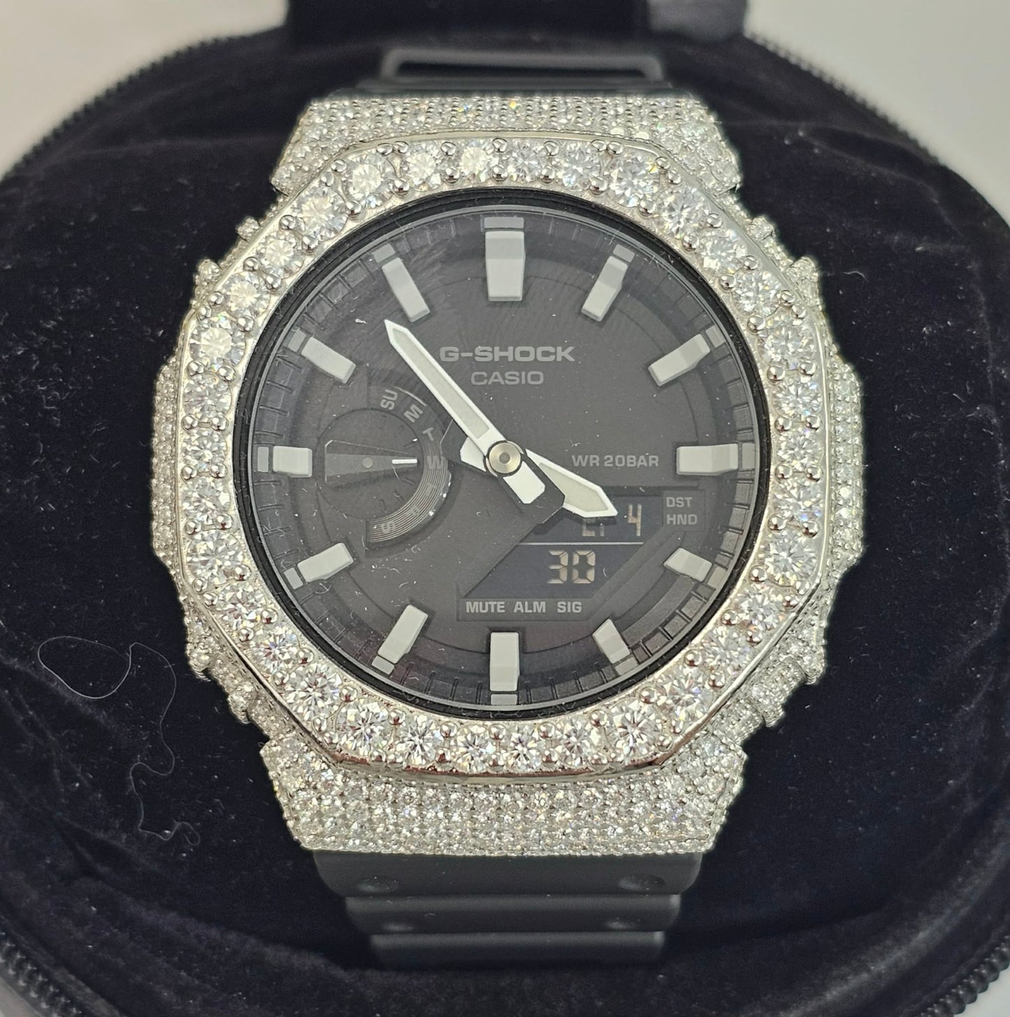 VVS Moissanite Iced Out G-Shock
