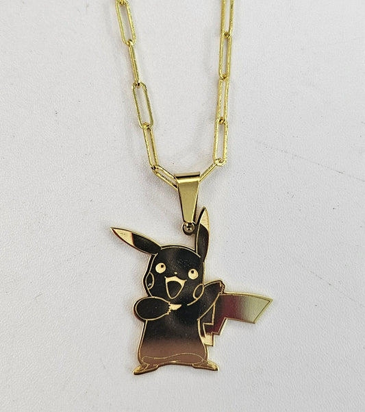 Poke Pendant With Chain
