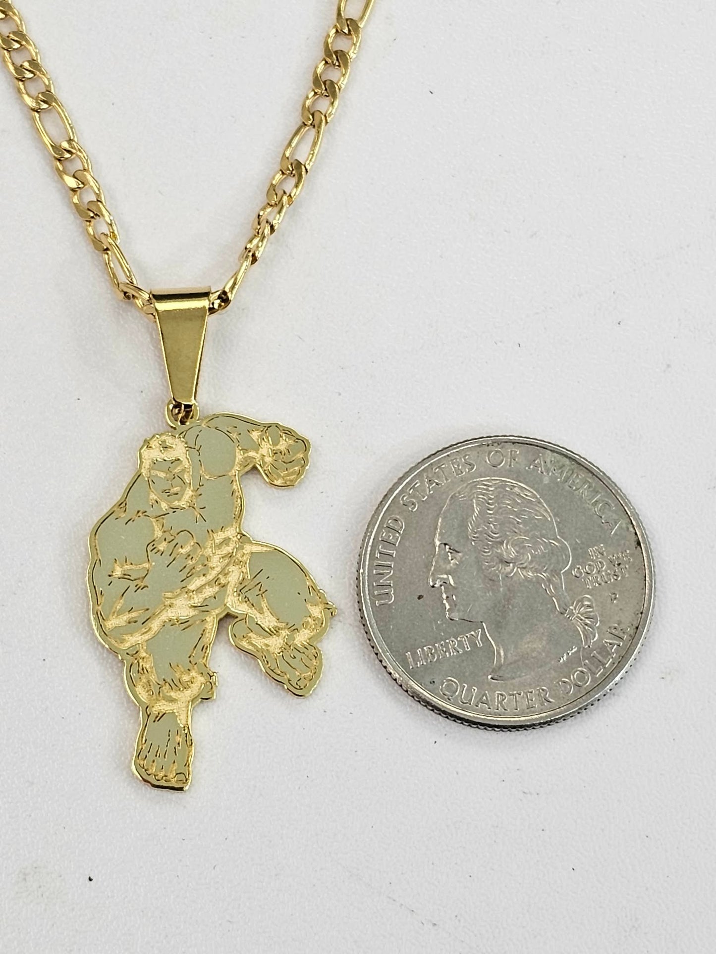 Superhero Pendant With Chain
