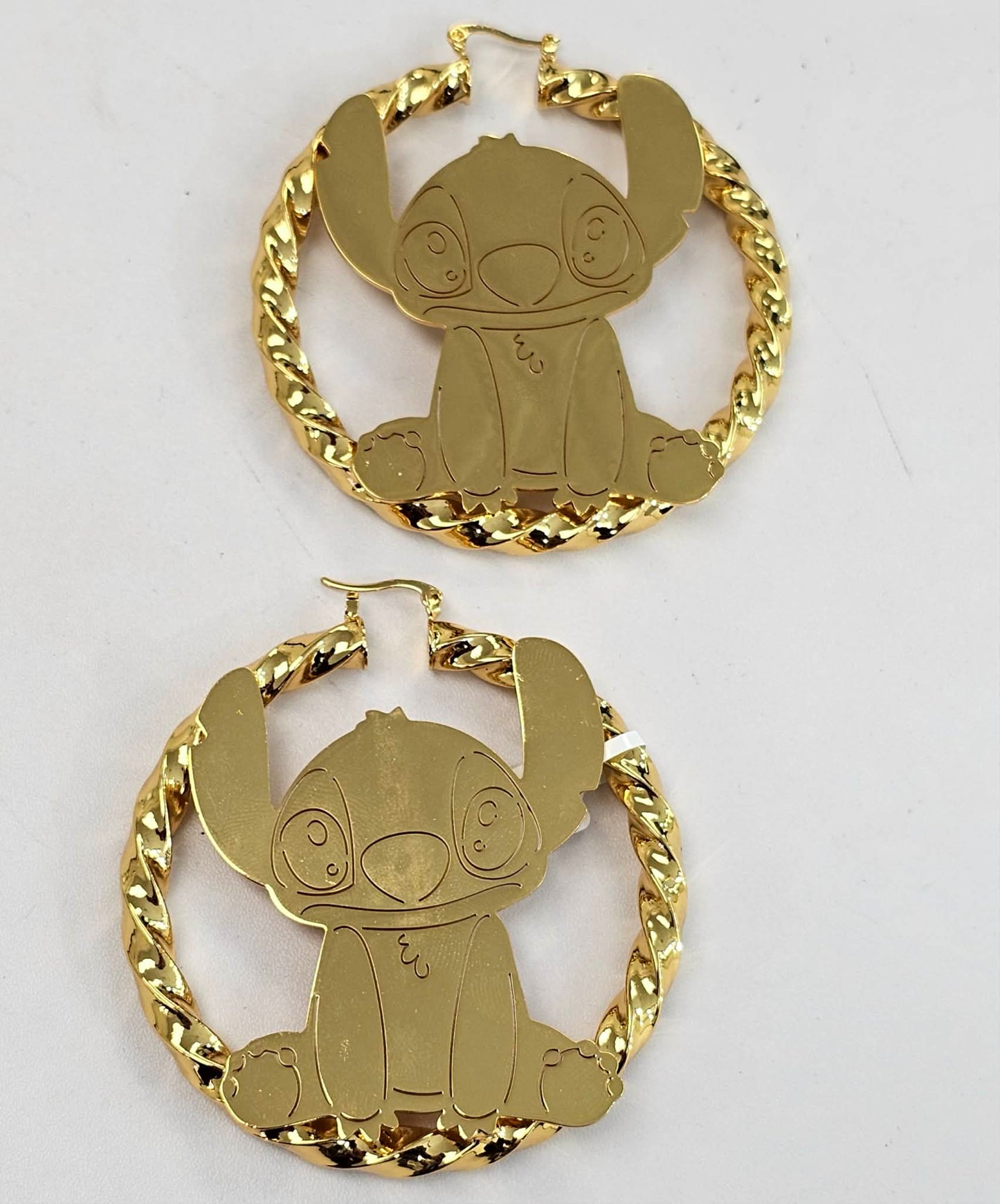 Large Stich Hoop Earrings