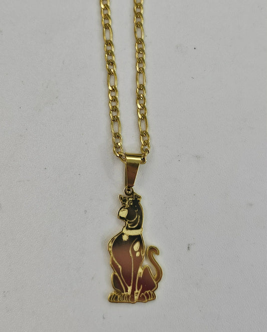 Great Dane Pendant With Chain