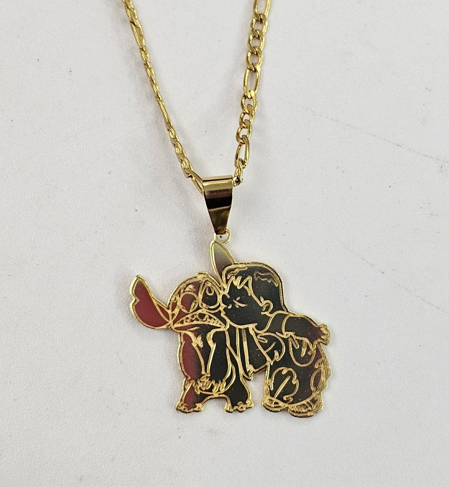 Stich Pendant With Chain
