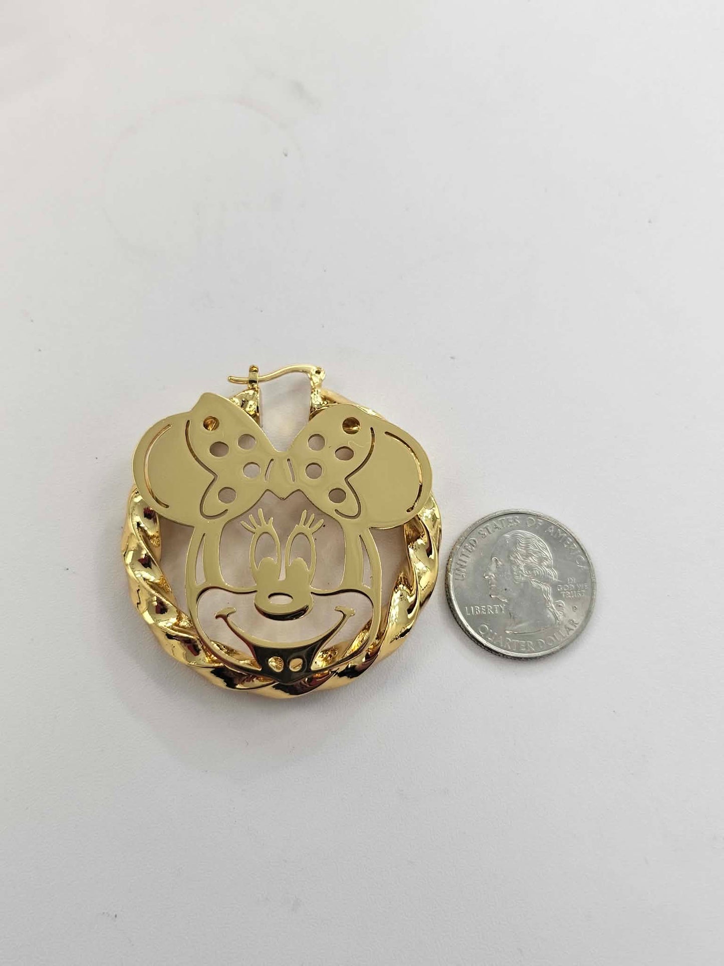Medium Mouse Hoop Earrings