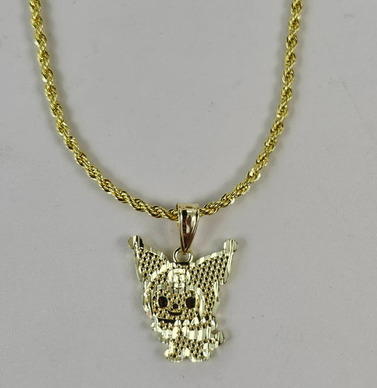 Kitty Pendant With Necklace