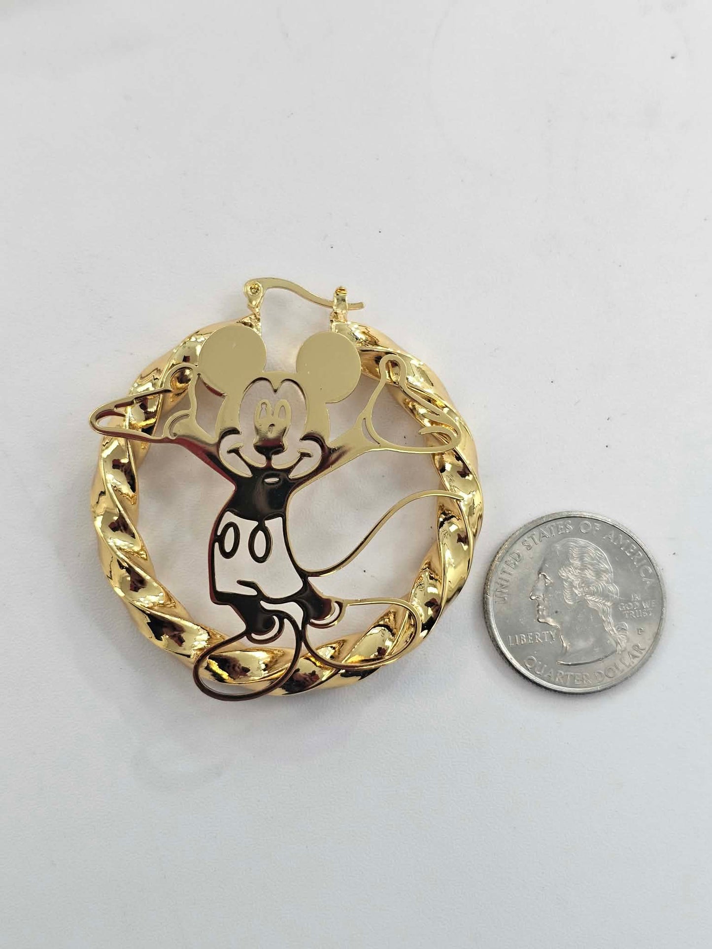 Medium Mouse Hoop Earrings