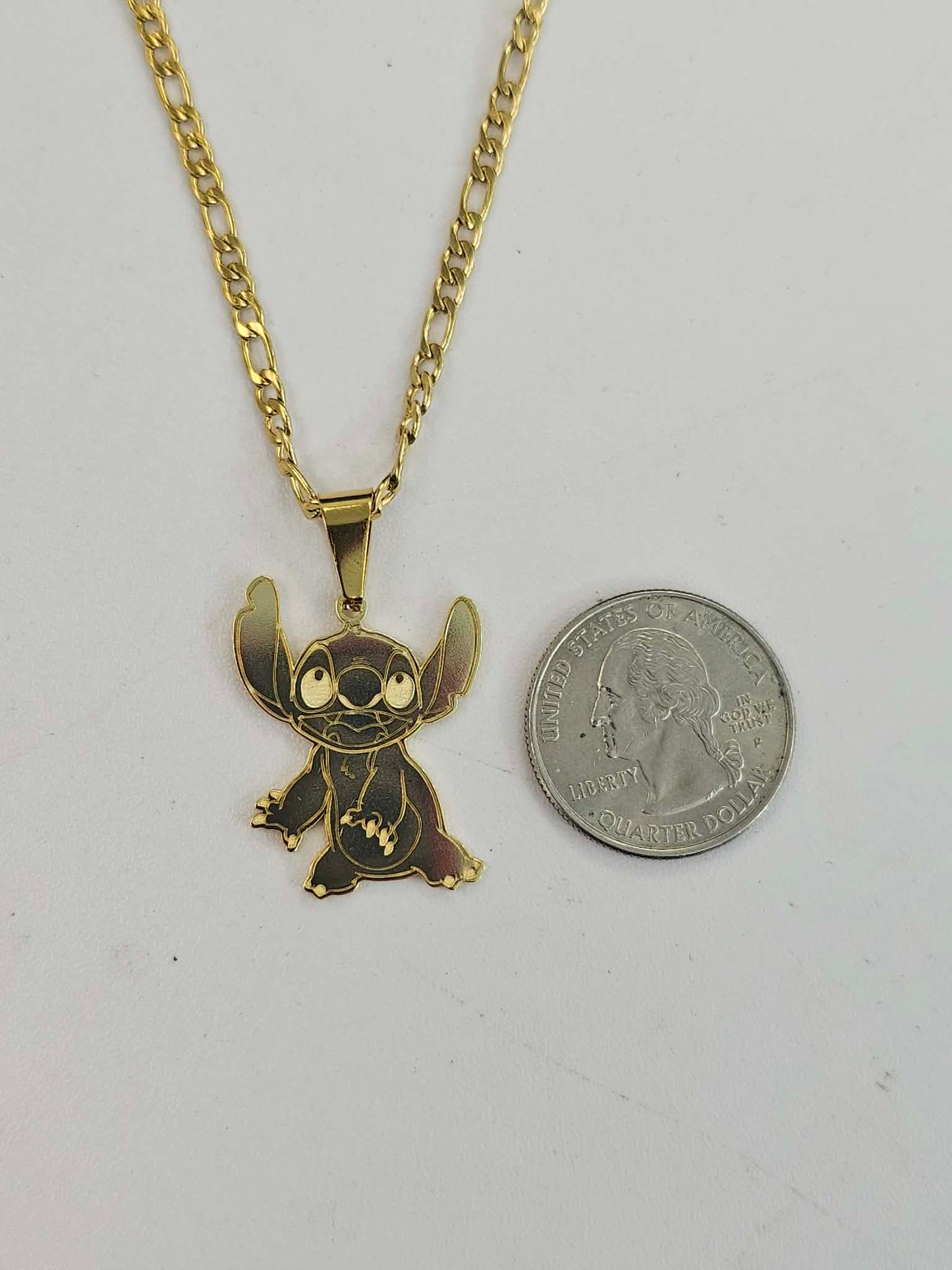 Stich Pendant With Chain
