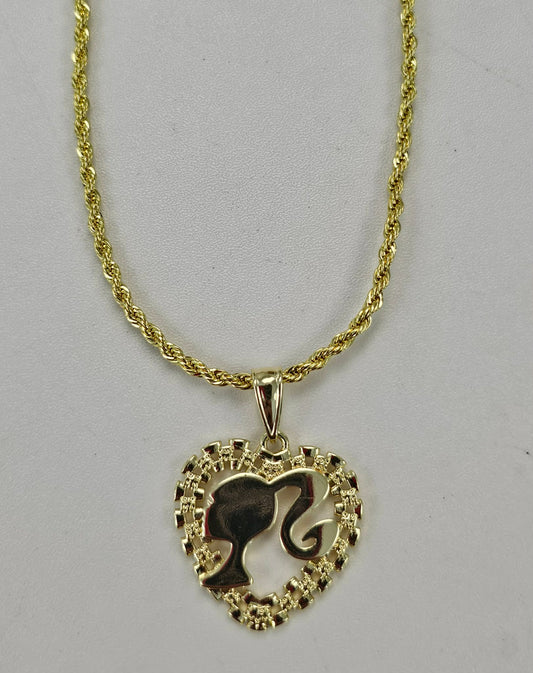 Doll Pendant With Chain