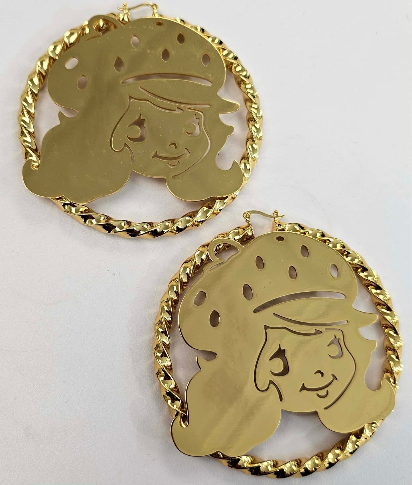 Extra Large Shortcake Hoop Earrings