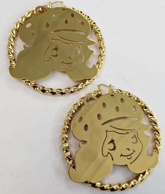 Extra Large Shortcake Hoop Earrings