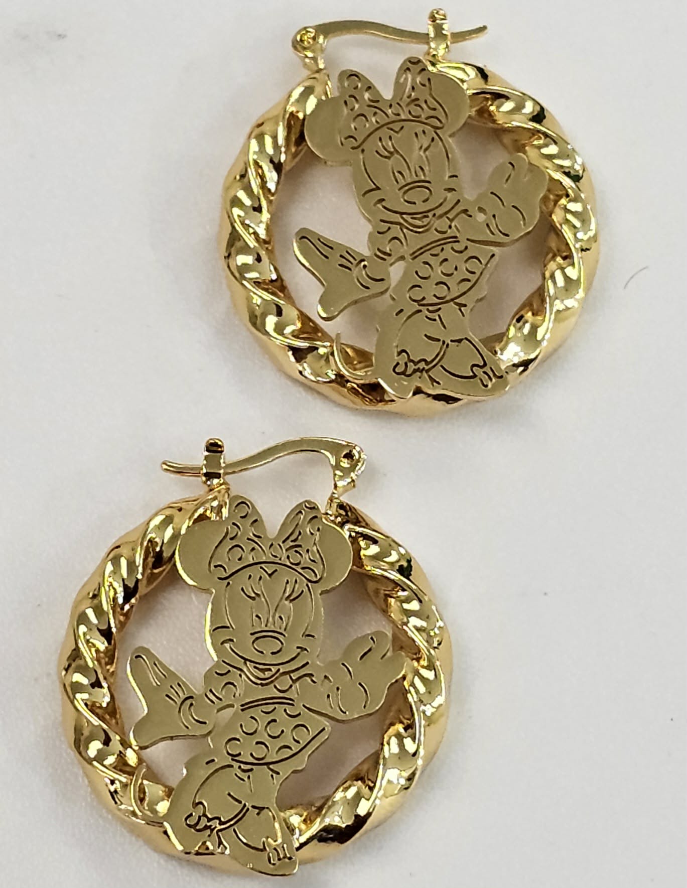 Small Mouse Hoop Earrings