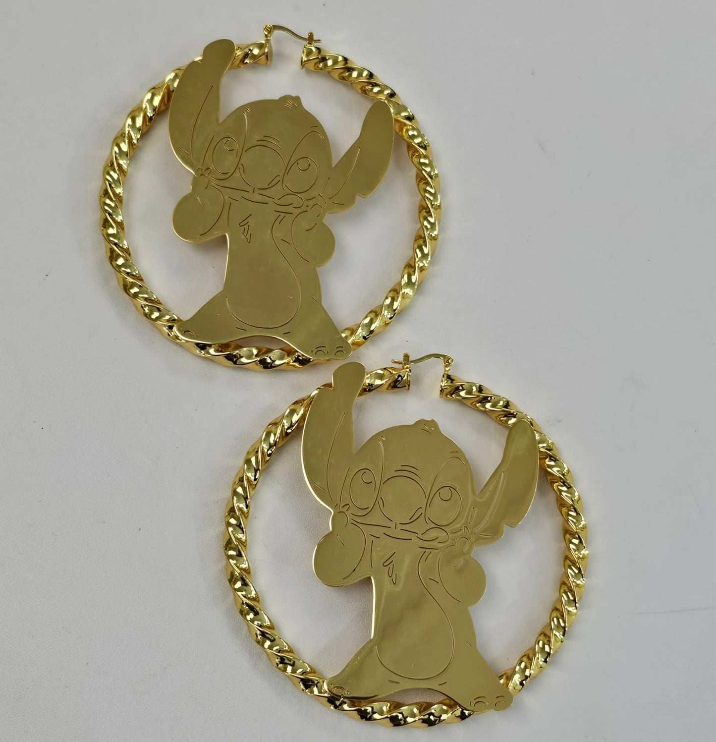 Extra Large Stich Hoop Earrings