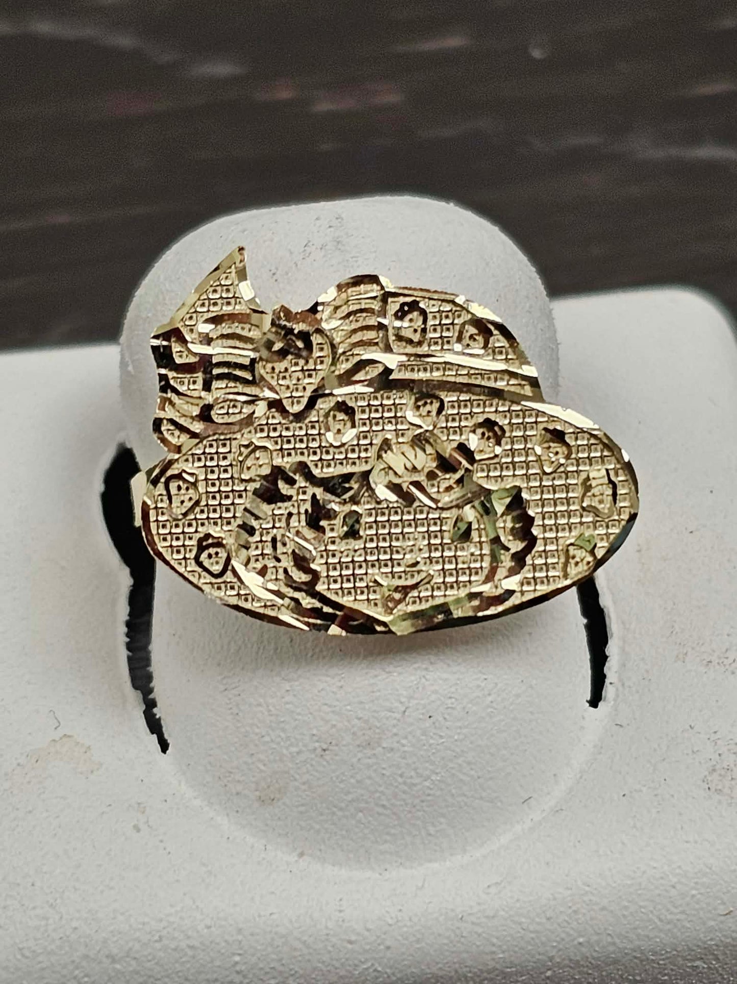 10kt Gold Shortcake Ring