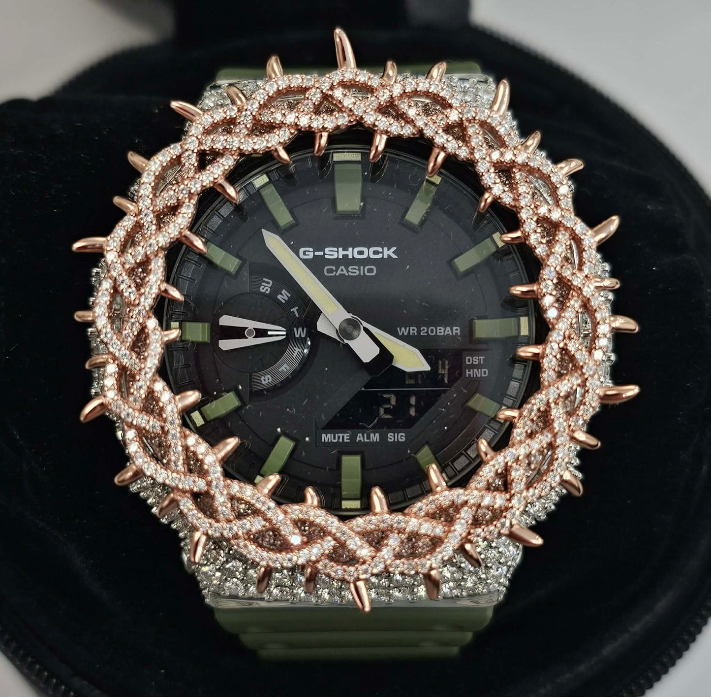 VVS Moissanite G-Shock Watch
