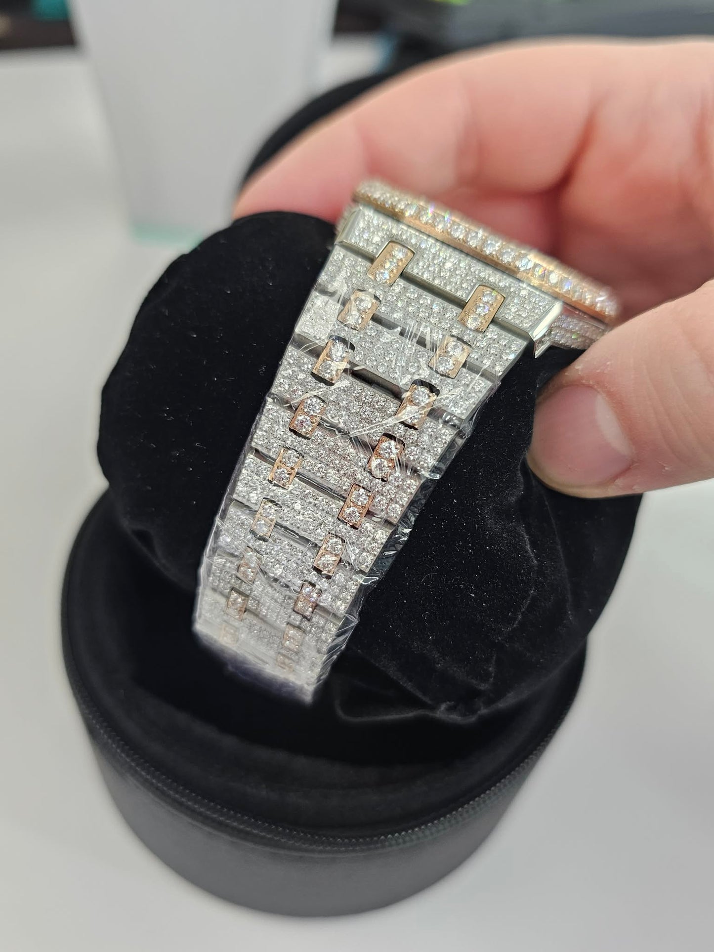 VVS Moissanite Iced Out Watch