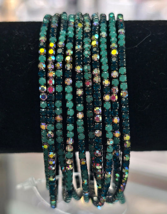 Assorted Blue Color Flex Bracelets